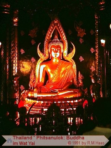 Phitsanulok - Buddha im Wat Yai