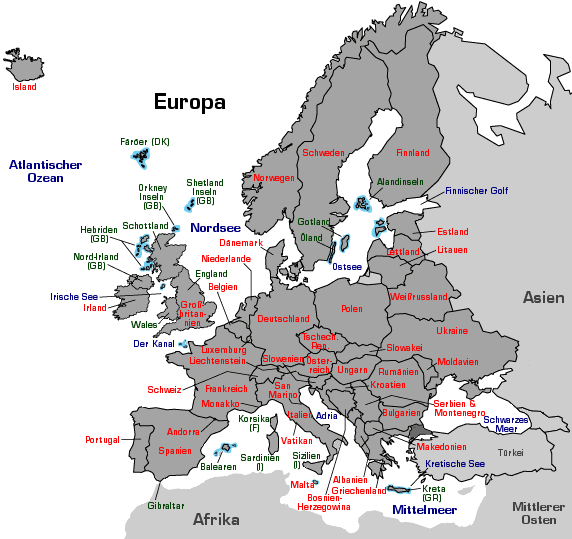 Europa-Karte
